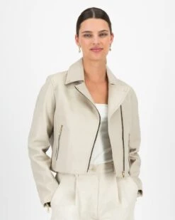 Mai Biker Leather Jacket