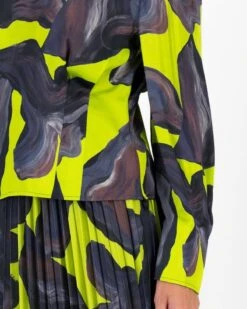 Linnea Printed Long Sleeve Blouse -Fashion General Store 104660086 C99 6