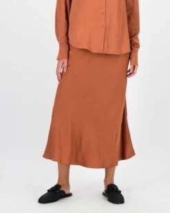 Jessie Satin Skirt Set