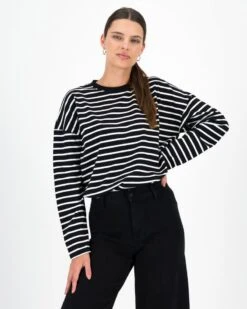 Emmett Stripe Long Sleeve Top