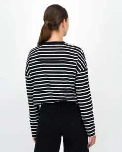 Emmett Stripe Long Sleeve Top -Fashion General Store 104685099 C01 3