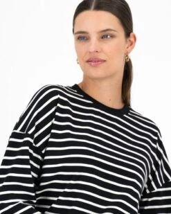 Emmett Stripe Long Sleeve Top -Fashion General Store 104685099 C01 4