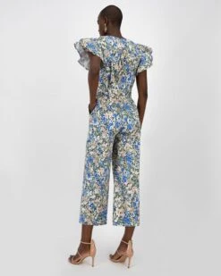 Leia Cropped Wide-Leg Jumpsuit -Fashion General Store 104690108 C99 2