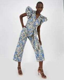 Leia Cropped Wide-Leg Jumpsuit -Fashion General Store 104690108 C99 3