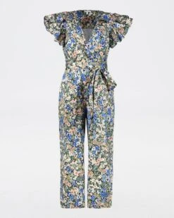 Leia Cropped Wide-Leg Jumpsuit -Fashion General Store 104690108 C99 5