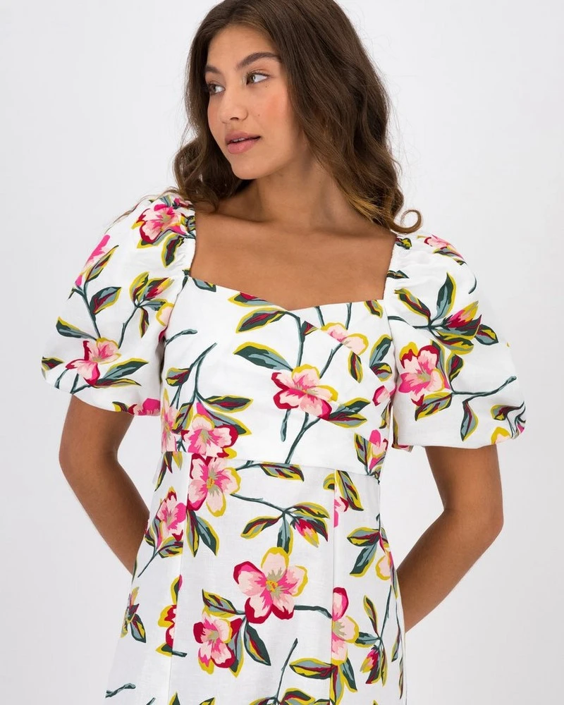 Karen Printed Dress 6 Karen Printed Dress - Image 4