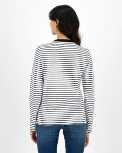 Erin Stripe Long Sleeve Tee -Fashion General Store 104815140 C01 3