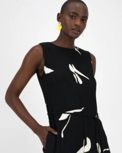 Stephany Printed Plisse Jumpsuit -Fashion General Store 104850512 C01 4