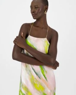 Cora Printed Sateen Sheath Dress -Fashion General Store 104940122 C99 4