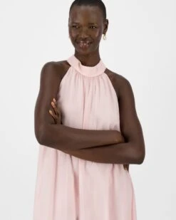 Aster Plain Maxi Halterneck Dress -Fashion General Store 104960230 C34 4