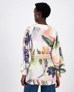 Nelia Floral Printed Kimono -Fashion General Store 104960246 C33 3