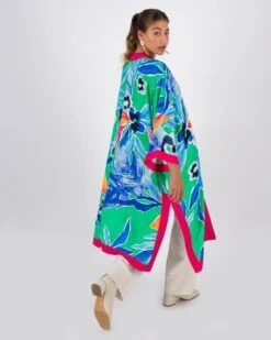 Sameera Long Floral Kimono -Fashion General Store 104960247 C99 4