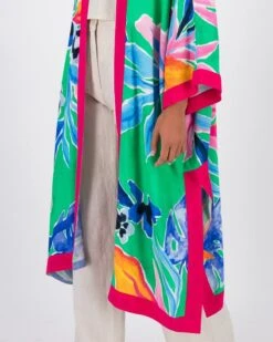 Sameera Long Floral Kimono -Fashion General Store 104960247 C99 5