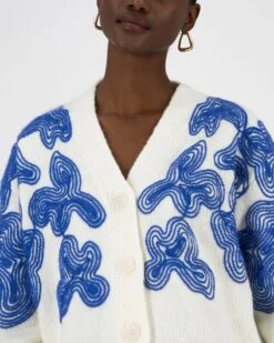 Marette Floral Detail Cardigan -Fashion General Store 105010109 C23 4