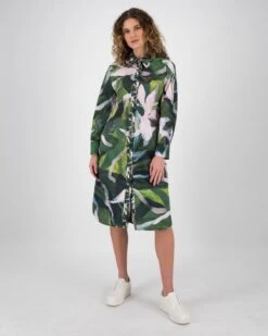 Camilla Printed Pleated Shirt Dress -Fashion General Store 105015351 C69 3