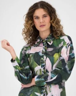 Camilla Printed Pleated Shirt Dress -Fashion General Store 105015351 C69 5