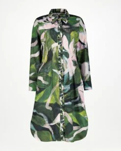 Camilla Printed Pleated Shirt Dress -Fashion General Store 105015351 C69 7