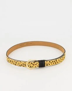 Rayya Metallic Animal Print Belt