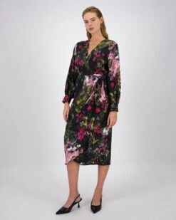Adiel Printed Wrap Dress