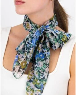 Zarah Floral Silk Scarf -Fashion General Store 105030067 C54 2