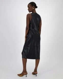 Zonke Faux Leather Dress -Fashion General Store 105030071 C01 3