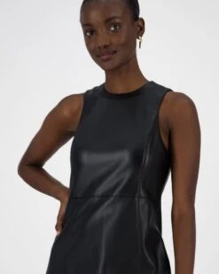 Zonke Faux Leather Dress -Fashion General Store 105030071 C01 4