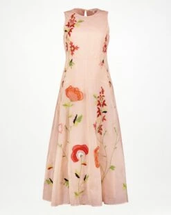 Nia Embroidered Sheer Dress -Fashion General Store 105030114 C34 5