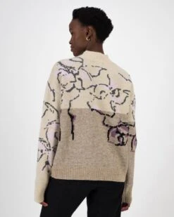 Lexia Intersia Floral Jumper -Fashion General Store 105065127 C23 3