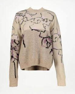 Lexia Intersia Floral Jumper -Fashion General Store 105065127 C23 6