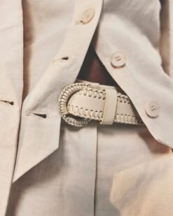 Marlie Braided Leather Belt -Fashion General Store 105065255 C13 3