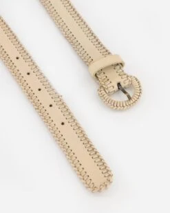 Marlie Braided Leather Belt -Fashion General Store 105065255 C13 4