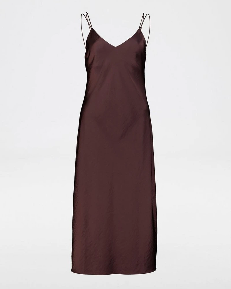 Lucy Sateen Strappy Slip Dress 8 Lucy Sateen Strappy Slip Dress - Image 6