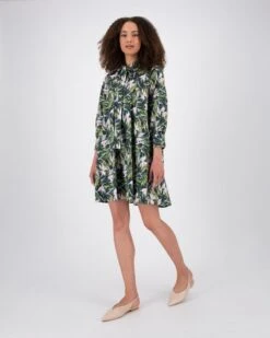 Thandi Printed Kitty Bow Tunic Dress -Fashion General Store 105080192 C69 2