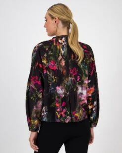 Nala Pleat Detail Floral Blouse -Fashion General Store 105090123 C99 3