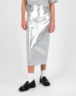 Autumn Metallic Skirt