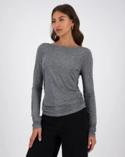 Lillie Ruched Detail Tee