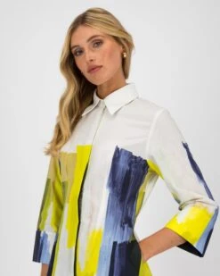 Carter Placement Shirt Dress -Fashion General Store 105120104 C99 4