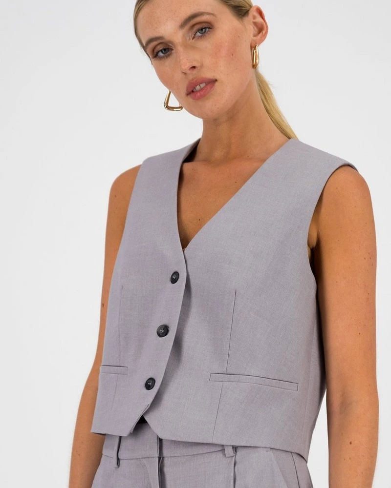 Siyo Grey Waistcoat 6 Siyo Grey Waistcoat - Image 4