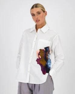 Astrid Print Detail Shirt