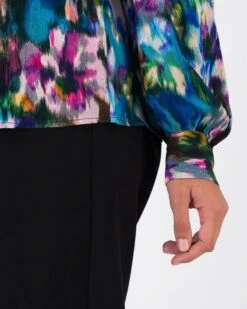 Mani Printed Ruffle Blouse -Fashion General Store 105175097 C99 5