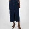 Vita Raw Denim Skirt 1 Vita Raw Denim Skirt -Fashion General Store 105180205 C54 1