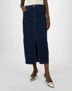 Vita Raw Denim Skirt