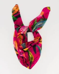 Annika Floral Silk Scarf
