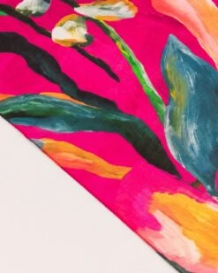 Annika Floral Silk Scarf -Fashion General Store 105180275 C33 3