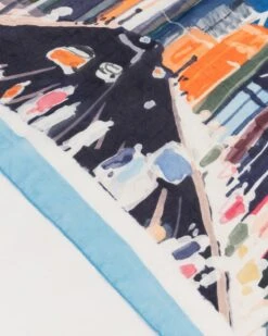 Bronwyn Cityscape Silk Scarf -Fashion General Store 105190101 C99 3