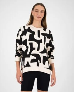 Stassie Printed Sweat