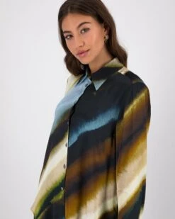 Sandi Ombre Printed Soft Shirt -Fashion General Store 105250302 C54 5