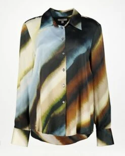 Sandi Ombre Printed Soft Shirt -Fashion General Store 105250302 C54 6