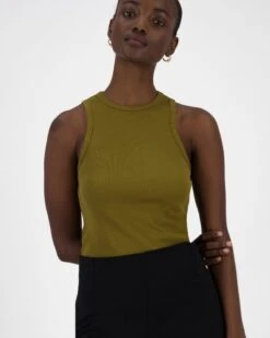 Riley Ribbed Racer Tank 11 Riley Ribbed Racer Tank -Fashion General Store 105260193 C69 4