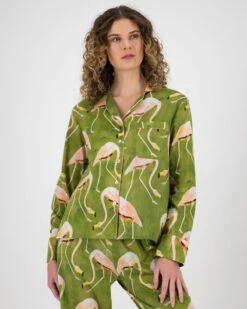 Sonny Flamingo Print Sleep Set -Fashion General Store 105305378 C69 4